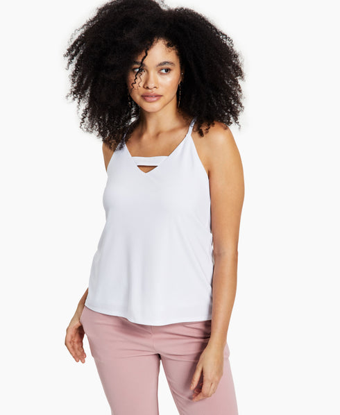 Petite Zip-Back Top